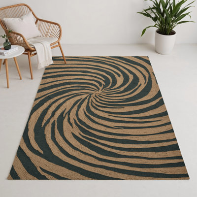 Tapis intérieur et extérieur gris Nature