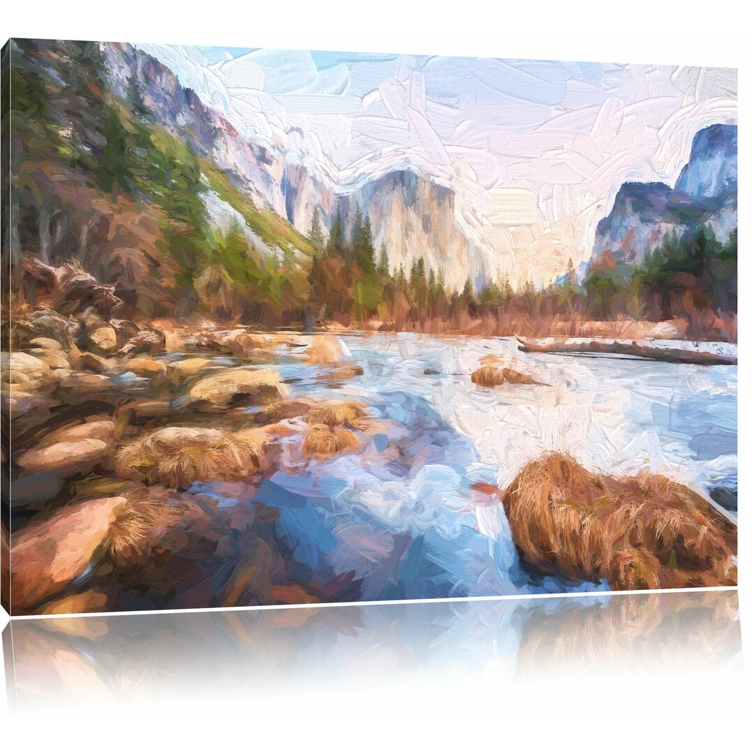 Leinwandbild "Yosemite-Nationalpark, Kalifornien", Grafikdruck