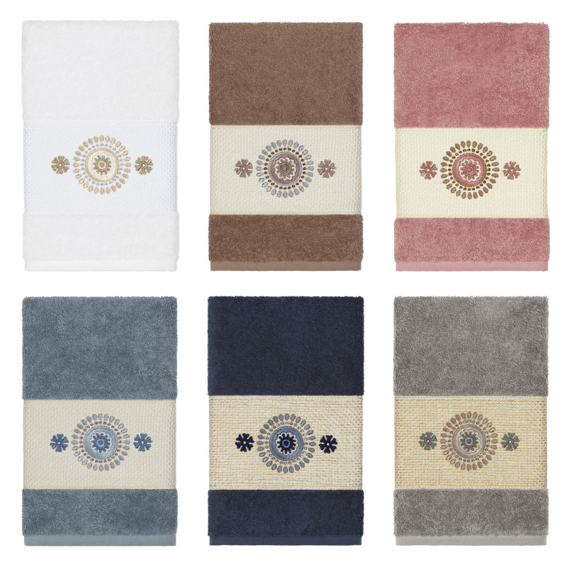 Serviette de bain en coton turc Isabelle, Gris foncé