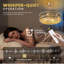 Ventilateur de plafond en cristal 20 "avec lumières et télécommande, réglable en hauteur pour le salon de la chambre à coucher-133683195-135789978