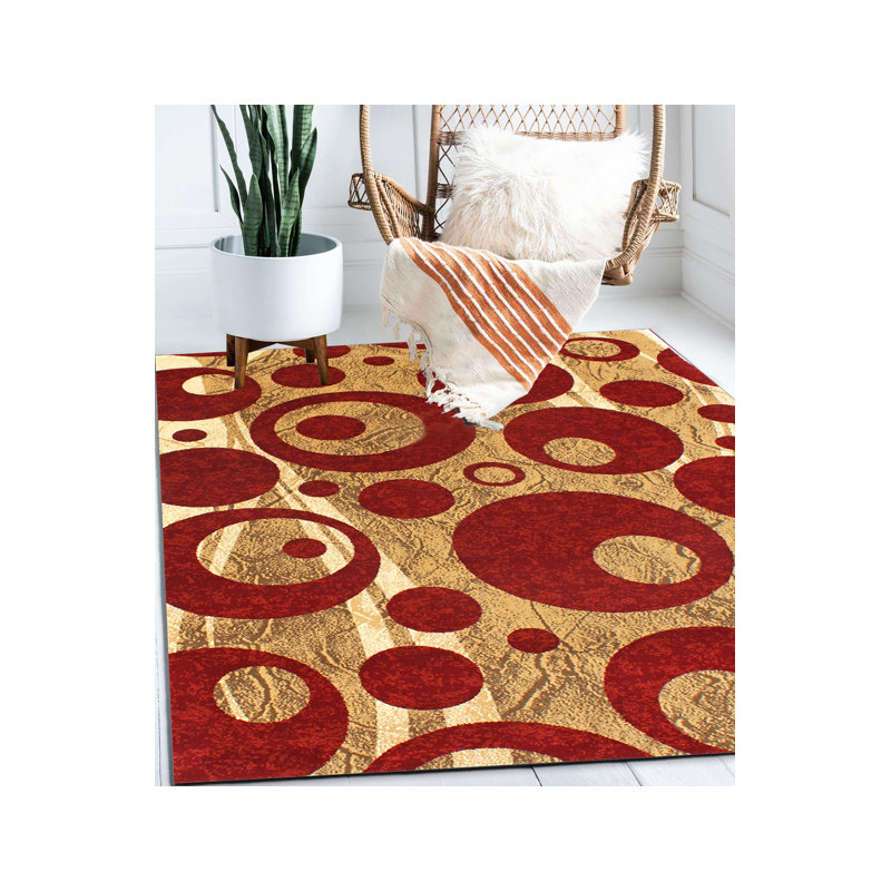 Jes Abstract Indoor Rug, Rectangle 5'3" x 7'2"