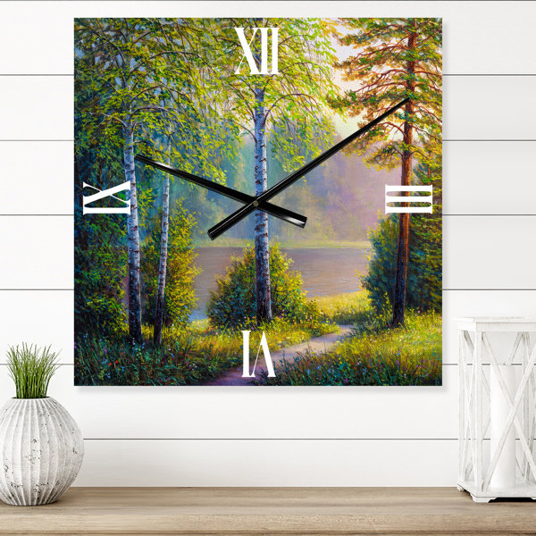 East Urban Home Metal Wall Clock | Wayfair