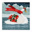 Toile de Noël «Christmas Magic Enchanted Swan», conception par Jilly Jack Designs-1199432279