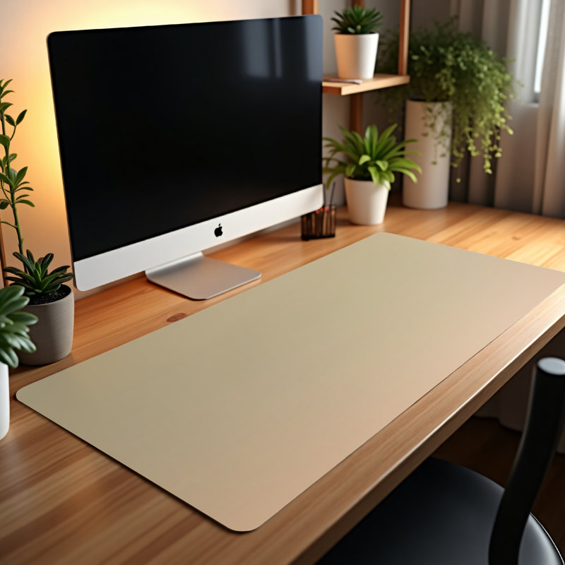 Polyester Desk Pad, 31.5x15.5