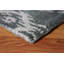 Tapis gris abstrait touffeté à la main-454023482