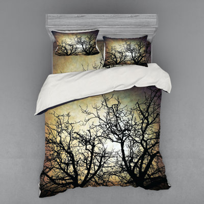 Horror Rustic Duvet Cover