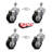 3 Inch_Polyurethane Wheel Swivel 12mm Threaded Stem Caster Set SCC-101313114