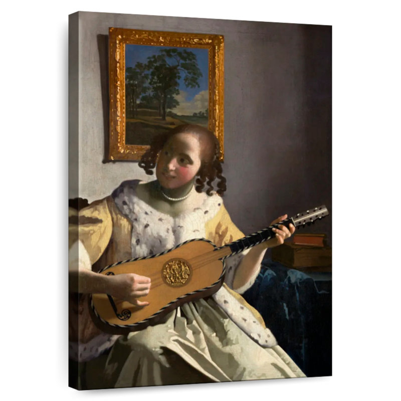 Abarca, le joueur de guitare, H 30 po x l 20 po