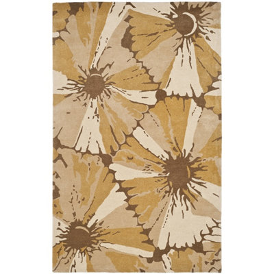 Tapis brun / ivoire Colette
