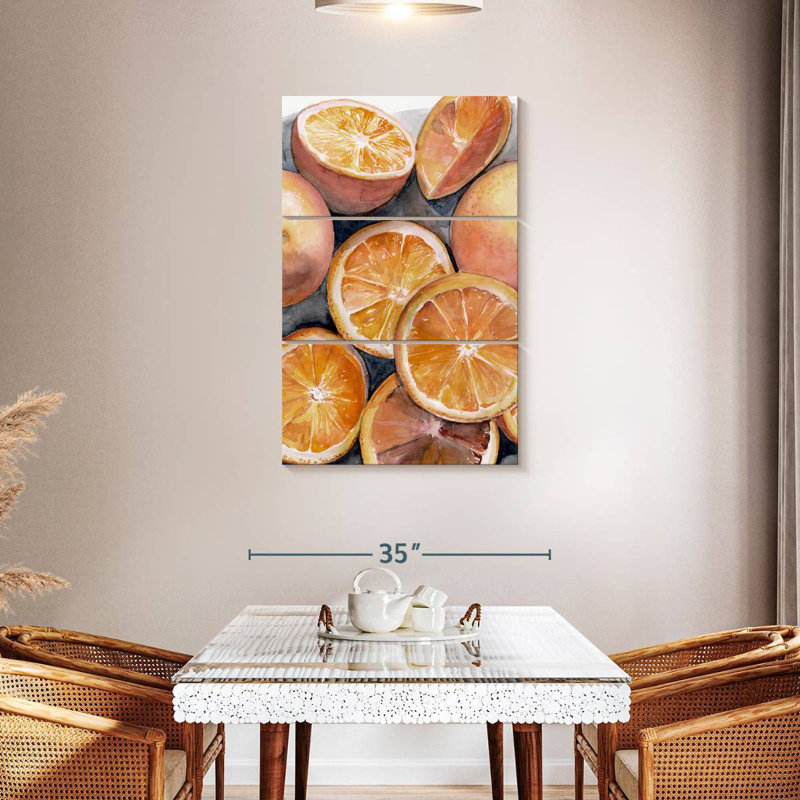 Tranches de fruits Yarlin III, H 45 po x l 28 po