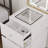 360° Rotating Makeup Vanity Desk with Adjustable Height, Flip-Top Mirror & LED Lighting