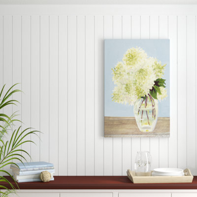 «Hydrangea Vase II», peinture sur toile