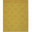 6x8 Yellow Flat Weave Wool Stylized Rosette Geometric Modern Contemporary Carpet Rug