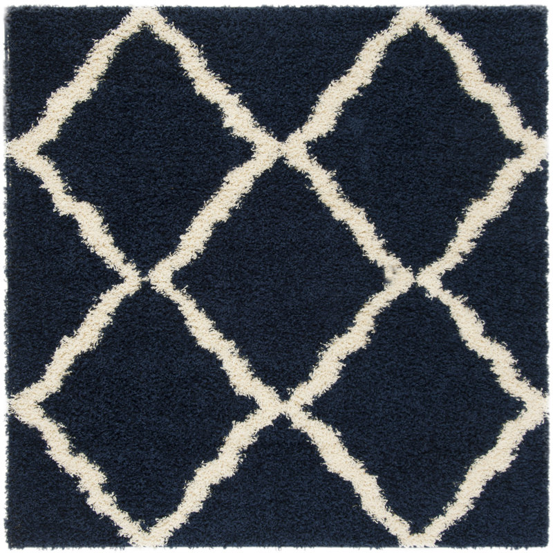 Tapis à poils longs Alonnah, Carré 10 pi