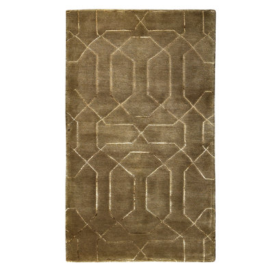 Tapis rectangulaire noué à la main