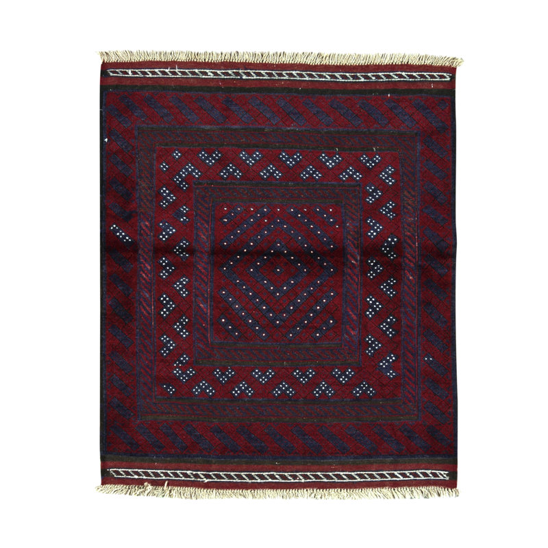 Afghan Wool Southwestern Area Rug