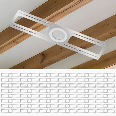 48-Pack New Construction Mounting Plate, For 4 Inch Rough Downlight, LED Recessed Lighting Housing Kits