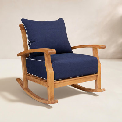 Summerton Teak Patio Rocking Chair