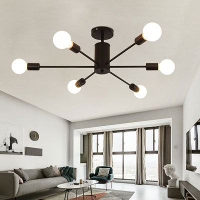 8 - Light Matte Black Pendant