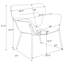 Fauteuil d'appoint rembourré à dossier capitonné horizontal-1782177506