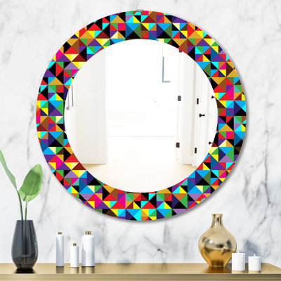Triangular Colourfields 1 - Modern Mirror