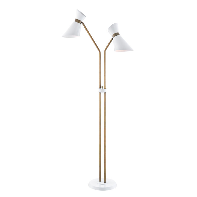Battell 60'' Task Floor Lamp, White