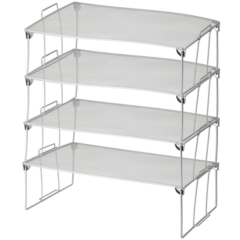Parsons Cabinet Shelving Rack, 5" H x 16.25" W x 10" D