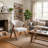 Modern Velvet Fabric Accent Chairs With Solid Wood Frame, Upholstered Chairs For Living Room Or Reading Corner Beige-175657846