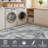 Oriental Machine Washable Area Rug with Rubber Backing for Living Room Non-Slip Indoor Carpet Low-Pile Rug for Bedroom Dining Room Hallway Kitchen Office Playroom Nursery-1425110801