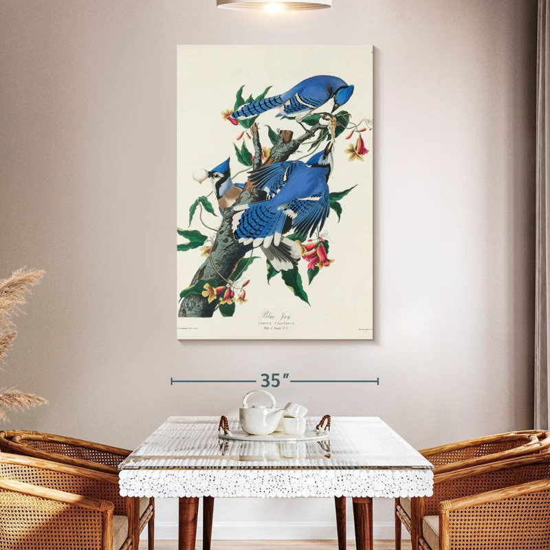 Brampt Blue Jay, 51" H x 34" W