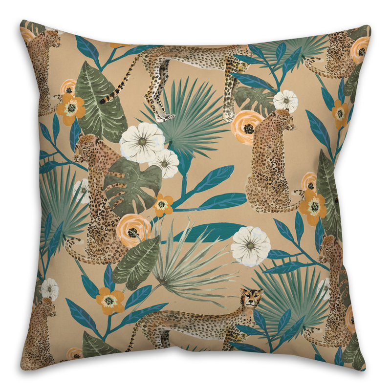  Coussin Floral, Beige