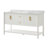 60" Double Sink Bathroom Vanity With Engineered Marble Top, 2 Drawers & 4 Doors, Soft-Close Hardware, U-Shaped Storage Design, Matte Warm White Finish, Fully Assembled