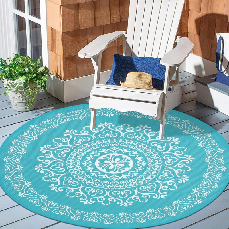 Outdoor Rug, Round 6'