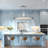 1 - Light Pewter Kitchen Island Pendant