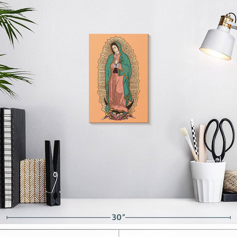 Adella Notre-Dame de Guadalupe, H 12 po x l 8 po