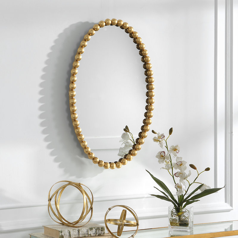 Miroir d'appoint Sanne, Or
