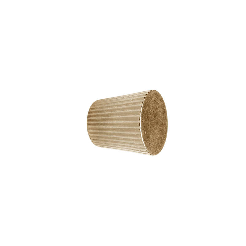 Flute Bronze Conical Knob, Silicon Bronze Brushed