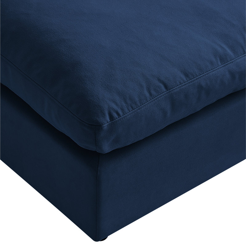 Upholstered Linen Standard, Navy