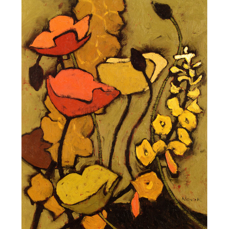 Couleurs de la nuit I, H 18 po x l 15 po