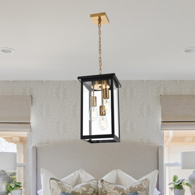 Cherbourg 3 - Light Square/Rectangle Pendant