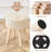 Round Upholstered Ottomans-451959164