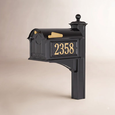 Personalized Post-Mounted Mailbox