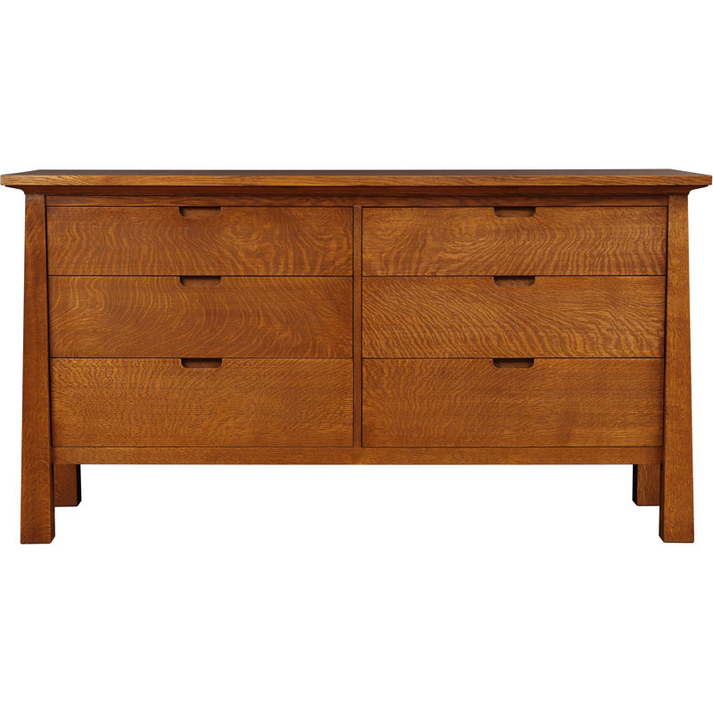 Park Slope 6 - Drawer Solid Wood Dresser, Aurora