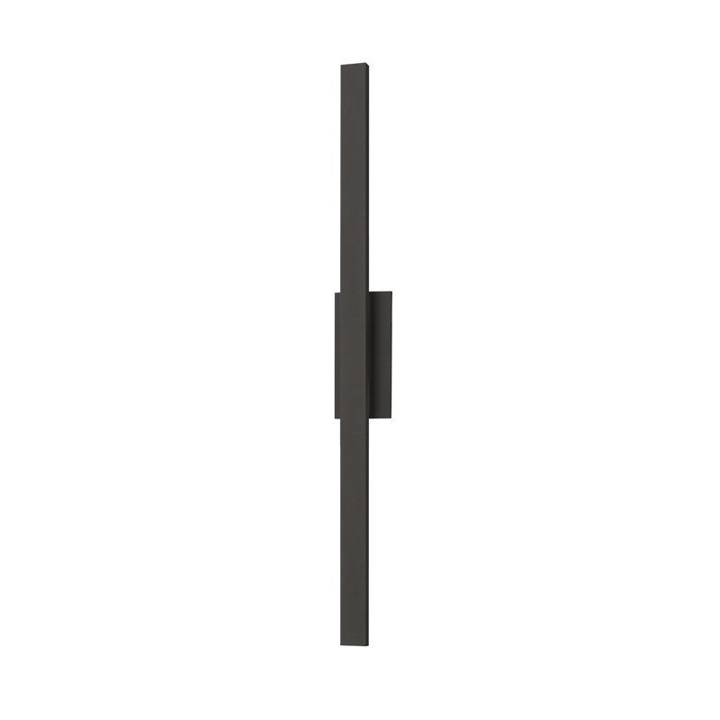 Chesnet-Outdoor Wall Mount, 36" H x 4.5" W x 2.75" D, Architectural Bronze