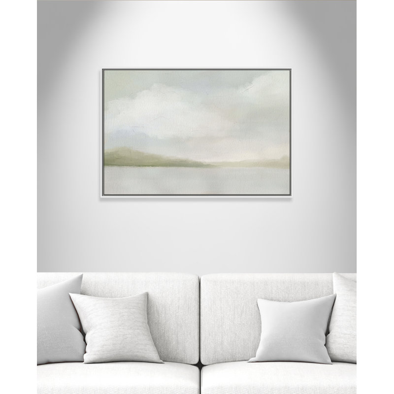 Queensland " A Tranquil Morning ", 25.5" H x 37.5" W, White