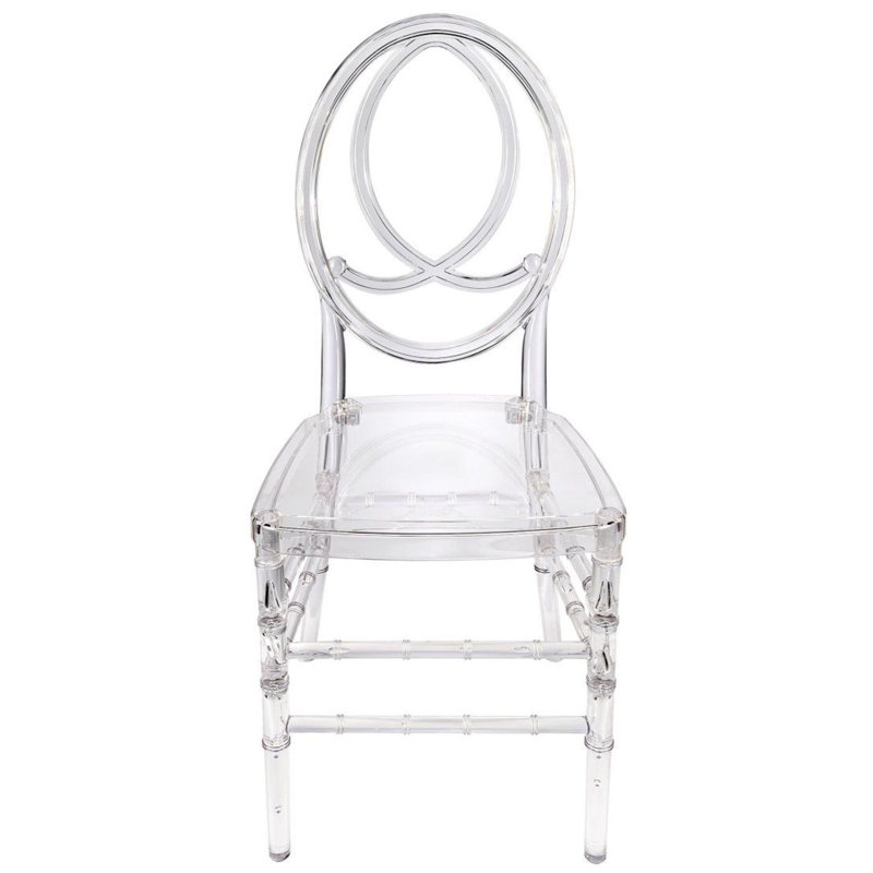 ToughResin Infinity Dining Chair by Chivari, Clear