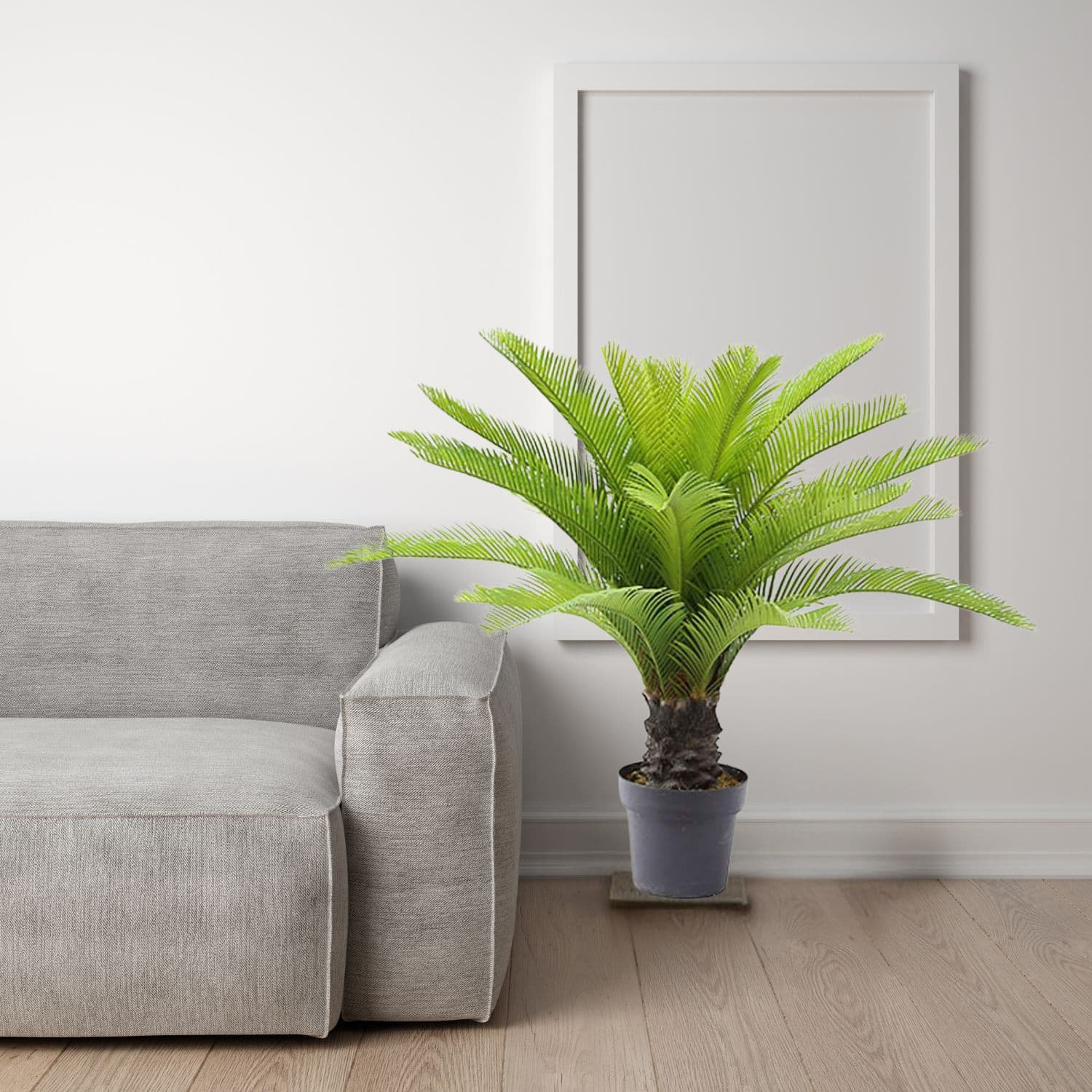 Primrue 3-Foot Artificial Sago Palm with Pot | Wayfair