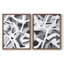 Magnetic Grays I - impression encadrée de qualité supérieure - prête à être accrochée - aucun clou requis - aucun clou requis-1188003756-1188003745
