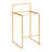 Erick Modern Geometric Counter Stool with Vegan Leather Cushion-93189927-93189926