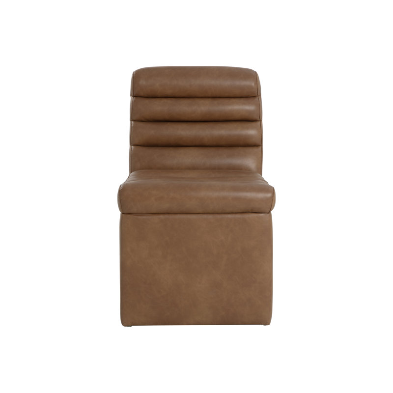 Upholstered Dining Chair, Brown